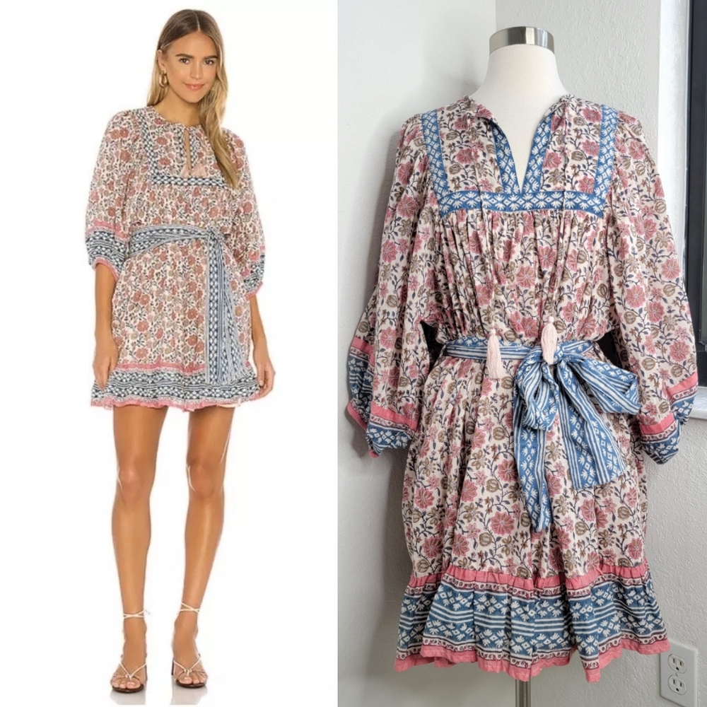 CLEOBELLA Magdalena Mini Dress In Sunset M.
